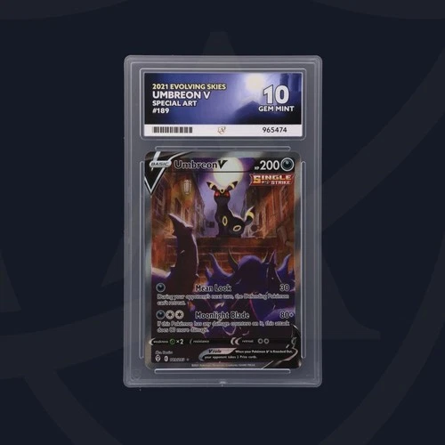 Pokemon Umbreon V 189/203 And Espeon ACE 10 GEM MINT