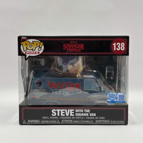 New Funko Stranger Things Steve With The Squawk Van #139 Special Edition