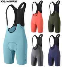 YKYWBIKE 2026 Summer Cycling Bib Shorts Fit Men Seamless Tights 7H Long Distance