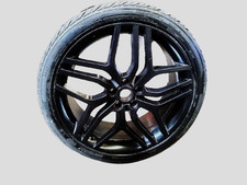 LAND ROVER RANGE ROVER 22'' 5-STUD BLACK ALLOY WHEEL RIM WITH TYRE 285/35ZR22