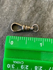 Harvest Repair Vintage Dog Clip Swivel Clasp Silver Tone for Pocket Watch Chain