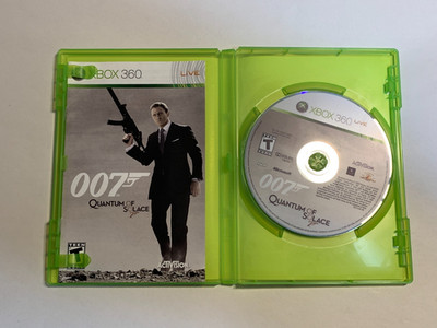007 Quantum of Solace Complete CIB microsoft Xbox 360 Game bond