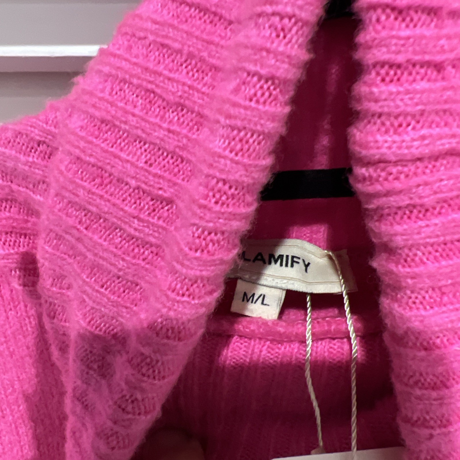 NEW turtle neck LADIES PINK GLAMIFY TRACKSUIT SIZE M/L image 3