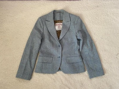 Women Harris Tweed Blazer Grey Wool 36 / S / 44 - Bild 1 von 4