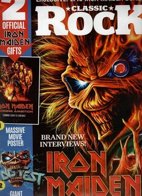 Classic Rock mag June 2026 - Iron Maiden Bundle 50 years of Burning Ambition