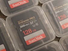 10 SanDisk Extreme Pro 128GB v30 - SDXC Memory Card BULK - LOT OF 10