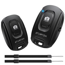 Camera Remote Shutter 2Pack Wireless Bluetooth 5.2 Selfie Button iPhone Android