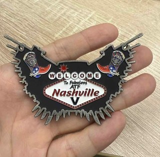 NASHVILLE TENNESSEE “SILVER” ATF CHALLENGE COIN