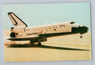Rockwell Space Shuttle Columbia Rockwell Photo Postcard John Fry Airplane CSS1