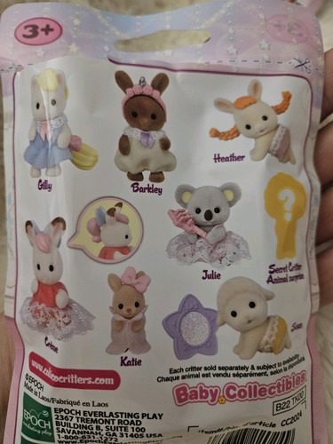 CALICO CRITTERS Sylvanian Families Baby Fun Hair Series BORSA CIECA Julie Koala - Foto 7 di 7