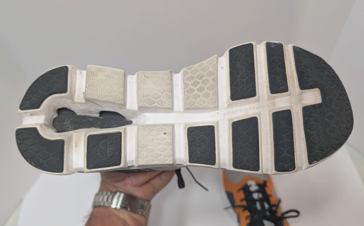 ON CLOUD Mens Cloudrunner Orange Grey Running Sho… - image 14