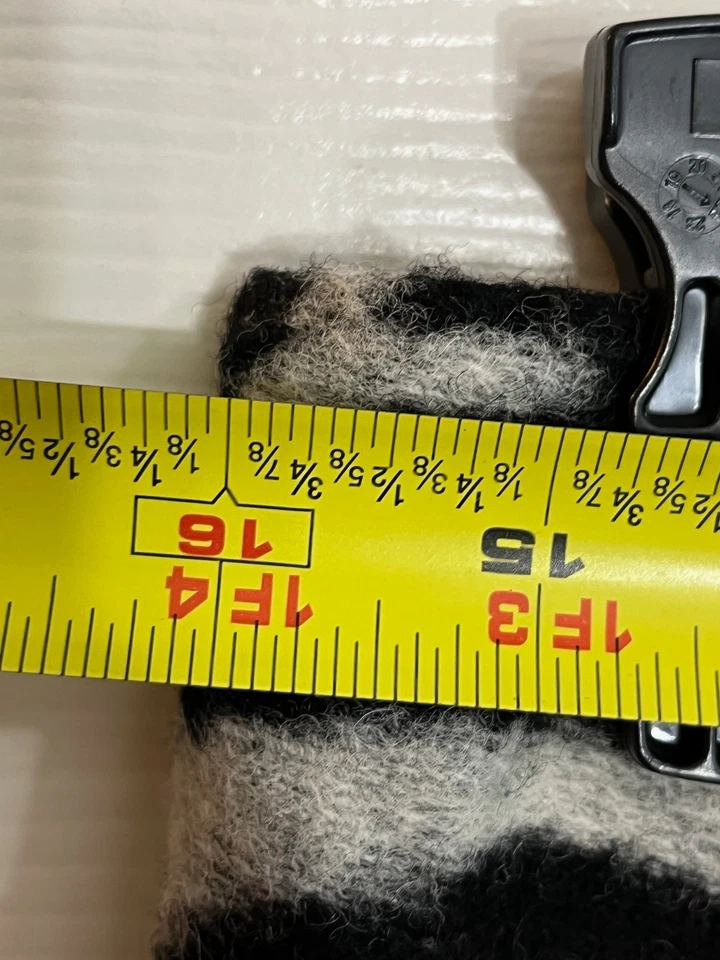 Falda Ann Taylor para mujer 10 estampado de cebra mezcla de lana forrada falda lápiz negra blanca Foto 3 de 4