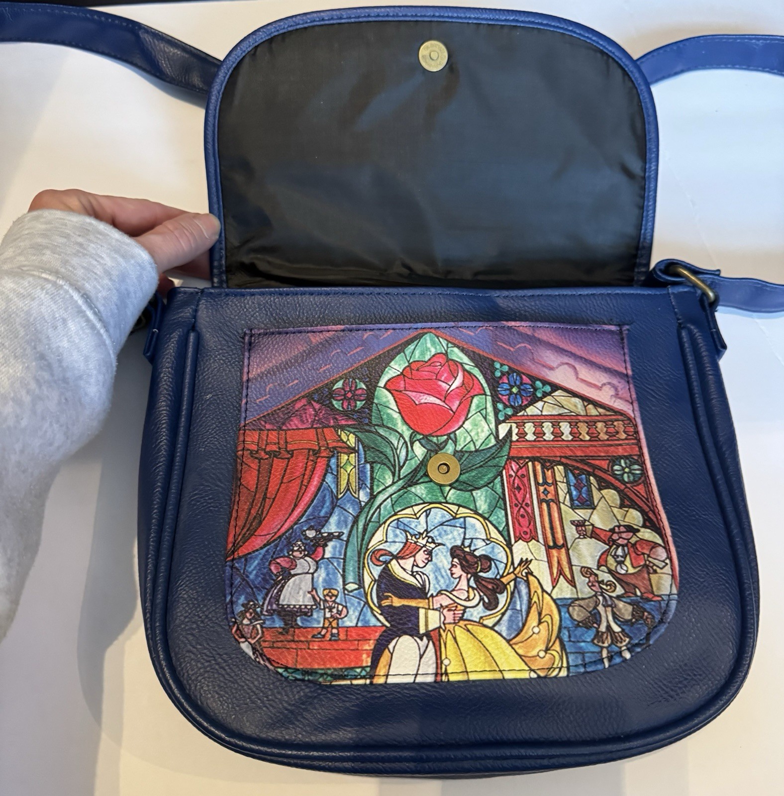 Disney Loungefly Beauty and the Beast crossbody - image 6