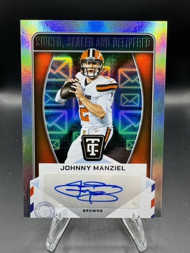 2024 Totally Certified Johnny Manziel Signed, Sealed and Delivered Auto SSD-JML