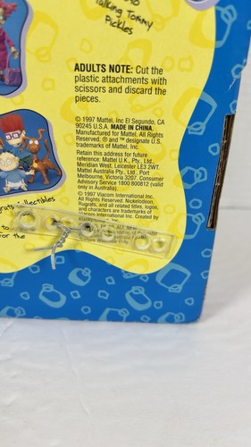 ✨Vintage 1997 Rugrats Giggling Tommy Pickles Doll Nickelodeon New In Box Rare✨ - Picture 5 of 10