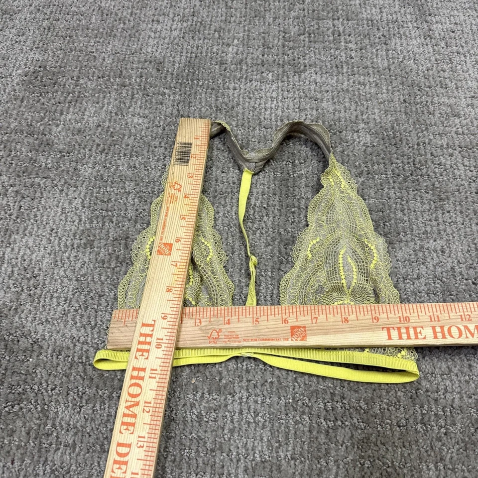 Free People Bralette Yellow-Green Women’s Size XS - Image 2 of 4