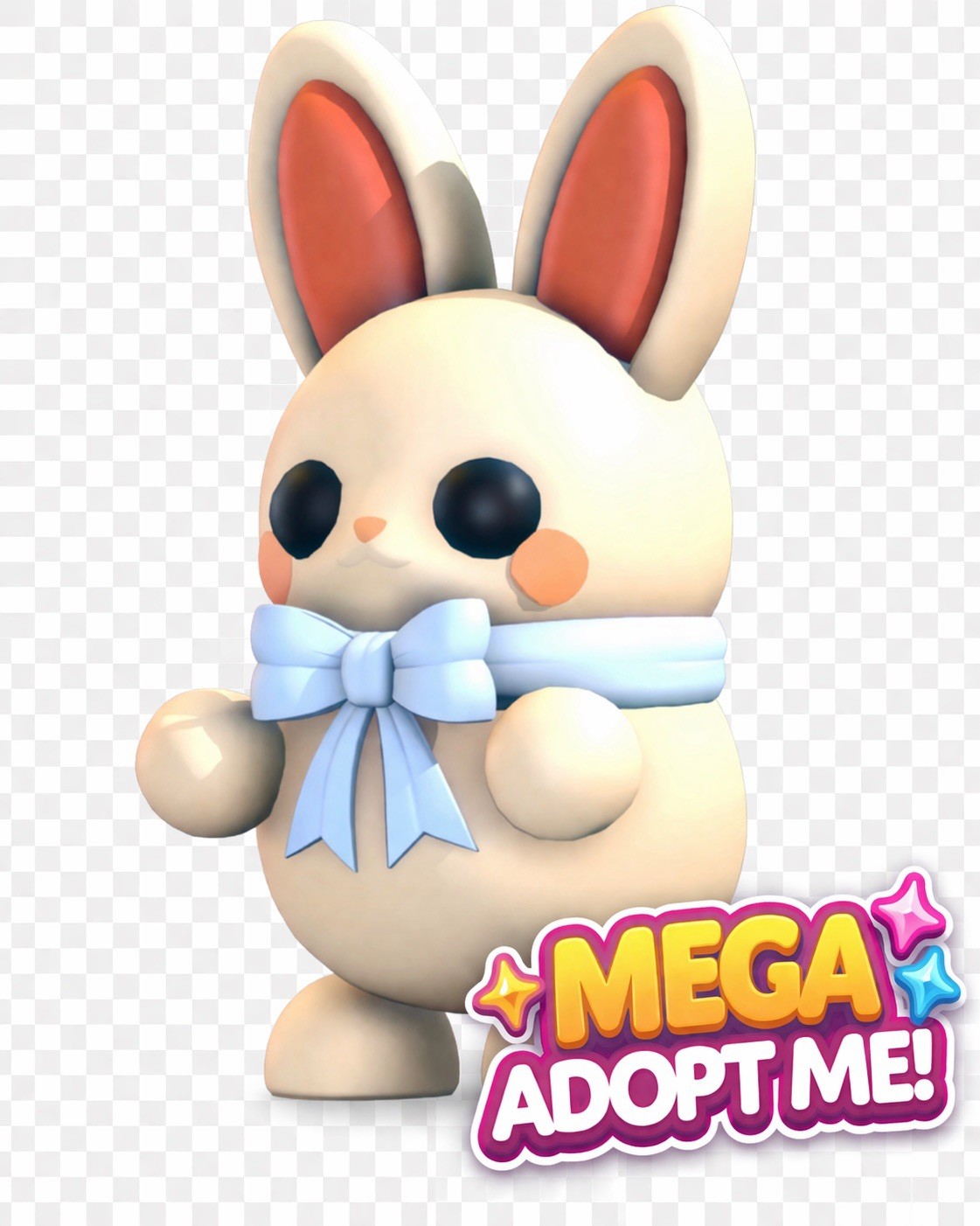 Mega White ChoccyBunny - Adopt