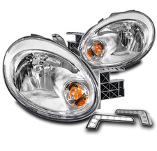 For 2003-2005 Dodge Neon Chrome Replacement Headlights Headlamp Bumper Led Drl For 2003-2005 Dodge Neon Chrome Replacement Headlights Headlamp Bumper Led Drl