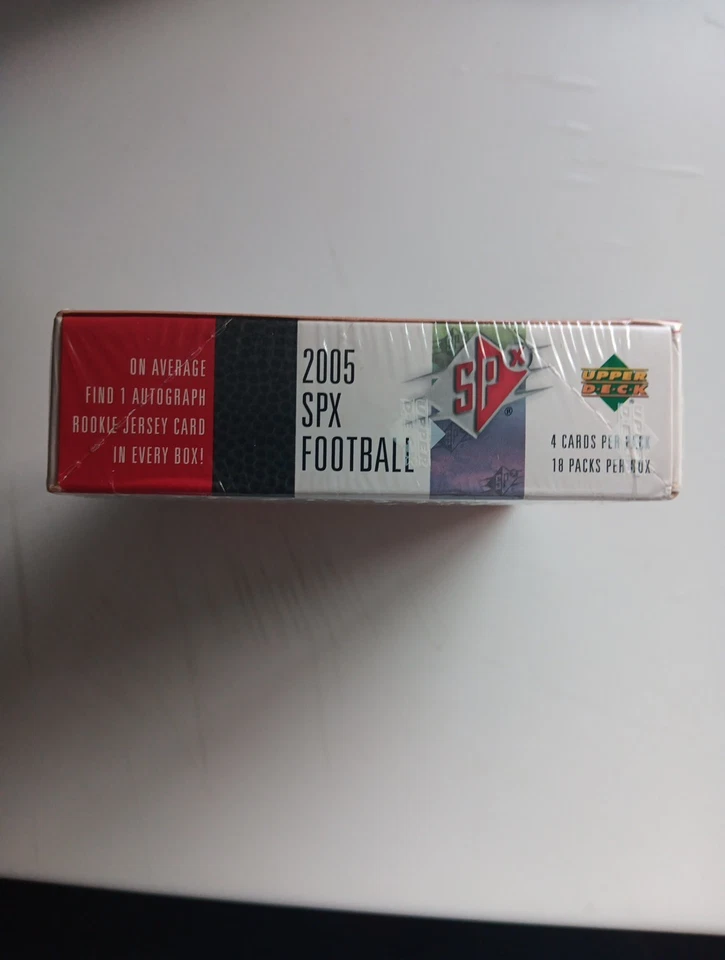 2005 SPX Football Hobby Sealed Wax Box! Possible AARON ROGERS Auto Jersey RC!!$$ - Image 3 of 4