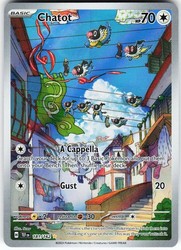 Chatot 181/162 SV05 Temporal Forces Illustration Rare Holo English