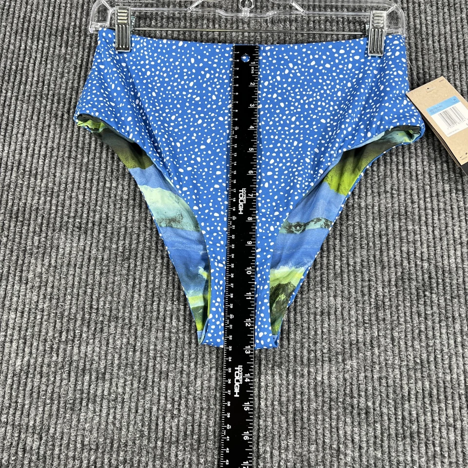 Parte inferior de bikini de natación Nike para mujer mediana reversible cintura alta NESSC320-442 Foto 4 de 4