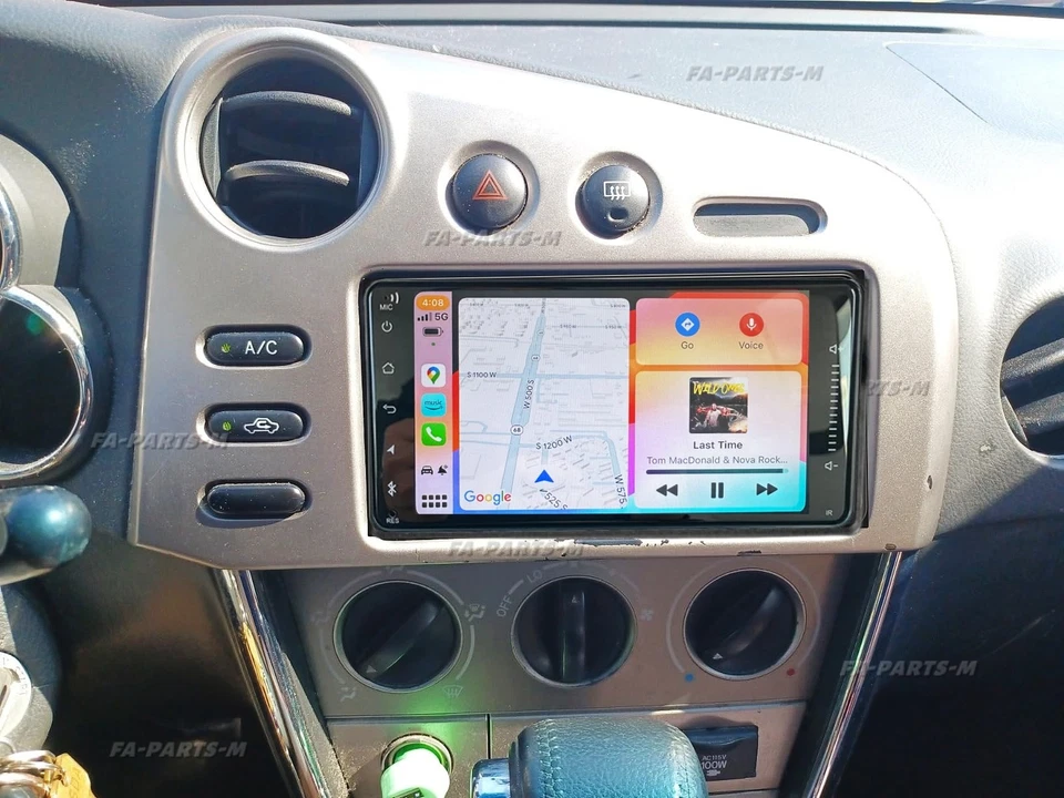 For 2003-2008 Toyota matrix CarPlay 7'' Android 13 Car Stereo Radio GPS Navi FM Foto 3 de 4