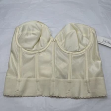 Dominique Intimate Apparel Bridal Corset Bustier Bra Backless Dress Sz 36 B