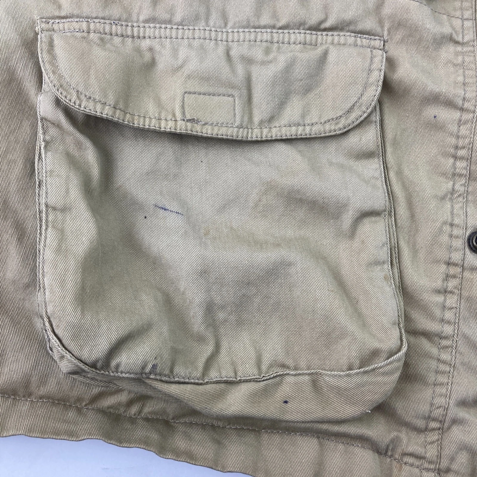 Vintage Native Habitat Safari Jacket Men's XL Tan Animal Hunting Planet Earth - product detail image 3