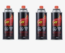 New Butane Fuel Gas Canisters Portable Camping Stove 8oz Cartridge  4 Count