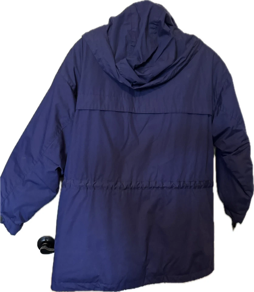 Chaqueta Mulberry Street Para Hombre Pequeña Azul Plumón Pluma Con Capucha Invierno Parka Años 90 Foto 2 de 4