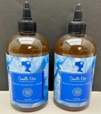 x2 Camille Rose Black Castor Oil + Chebe Cleanse Scalp Treatment Shampoo 12fl oz