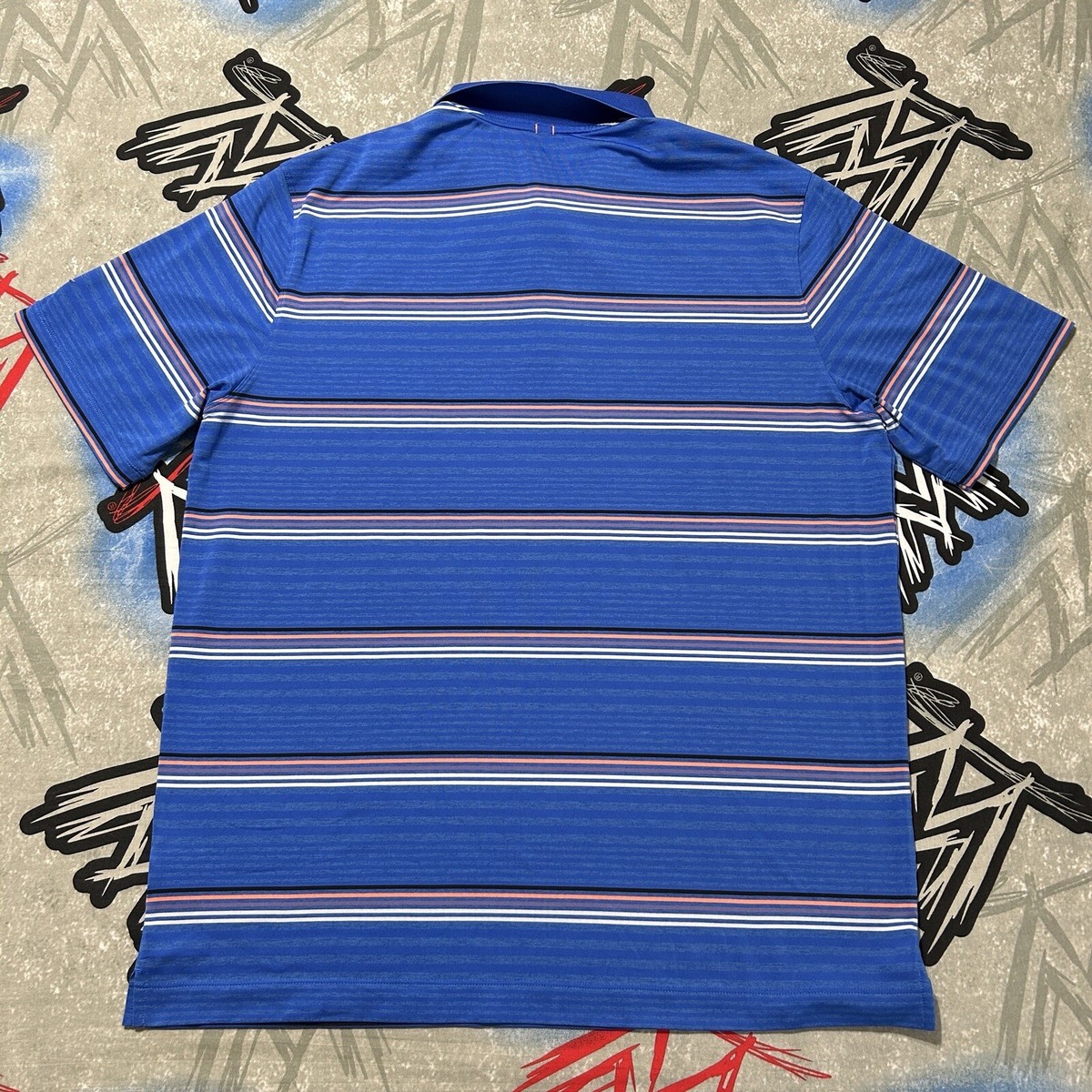 mA。　2点セット Nike Golf Tour Performance Dri-Fit Striped Polo Men's XL
