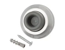 Everbilt Satin Chrome Commercial Grade Wall Door Stopper Wall Protector 28407