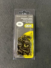  64 Upholstery Nails Daisy Oxford 25 pc