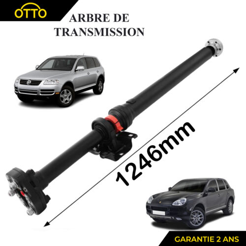 Arbre de Transmission NEUF pour Porsche Cayenne (955) 2002 à 2010 1246mm - Afbeelding 1 van 12