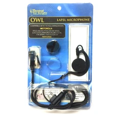New Owl Lapel Earpiece Headset for Motorola CP200 BPR40 CLS1410 DTR