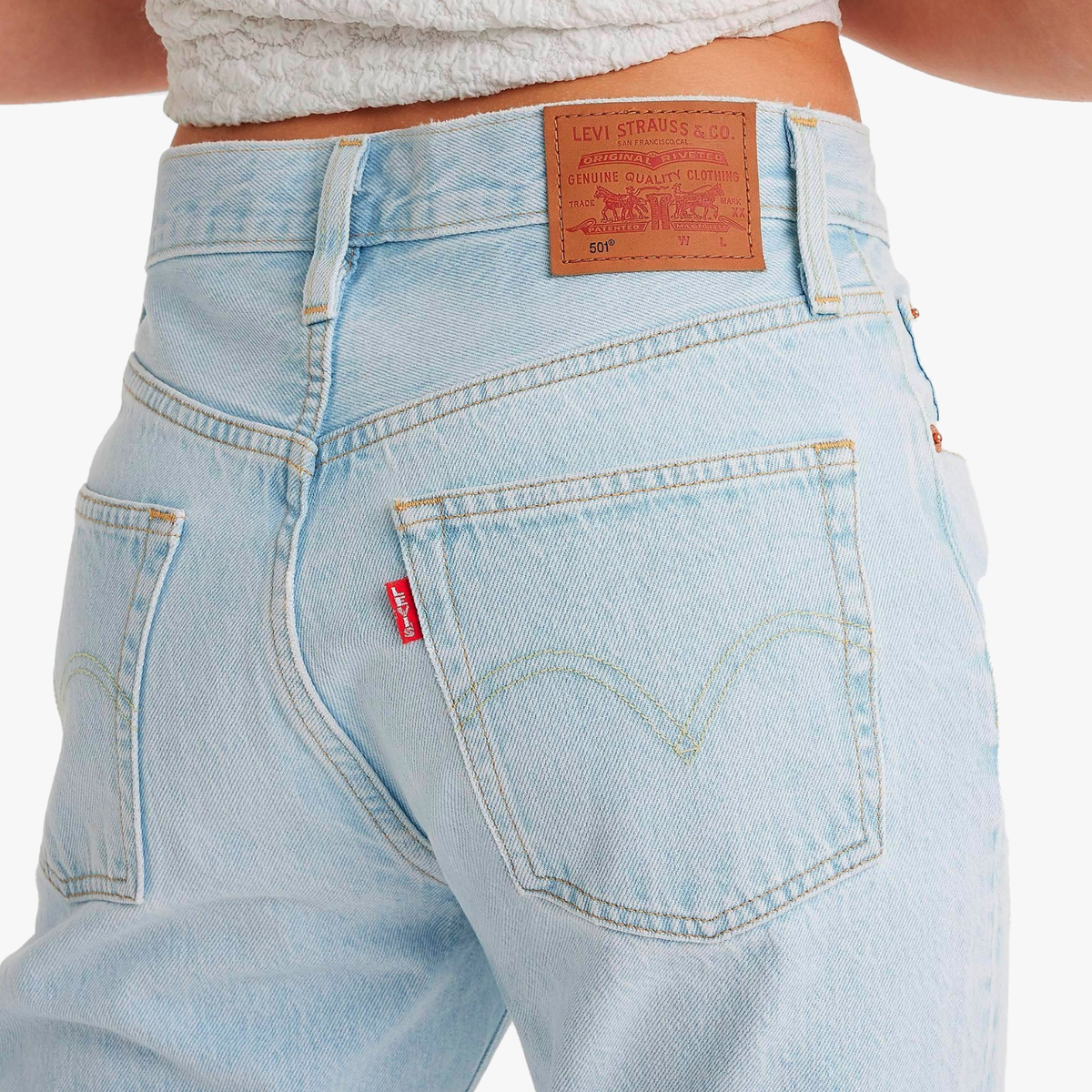 Levi's Women's 501 Original Fit Jeans Ice Cloud 33W x 30L
