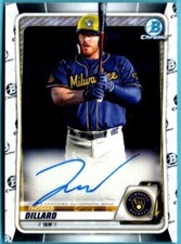 2020 Bowman  CHROME  Autograph Auto  Thomas Dillard    Card # CPA-TDI