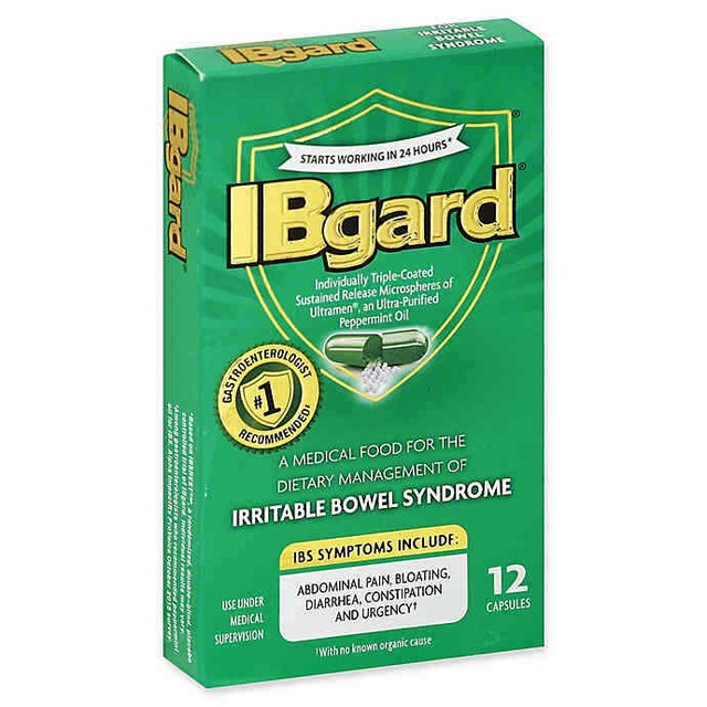 IBgard Irritable Bowel Syndrome Capsules 12 Count for