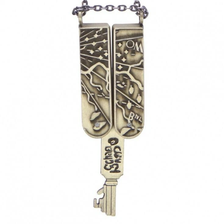 Réplica de collar de llave mapa del tesoro de la Selva Negra de la familia real de Nick del programa de televisión GRIMM Foto 3 de 3