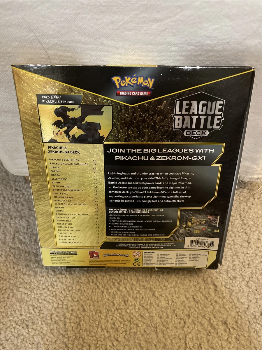 Pokemon TCG: League Battle Deck - Pikachu & Zekrom GX – TBC Games