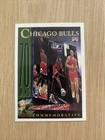 1996 TOPPS CHICAGO BULLS 72 WINS COMMEMORATIVE CARD MICHAEL JORDAN #72