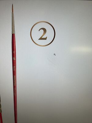 Princeton Series 4050 Synthetic Sable Watercolor Brushes  Size 2