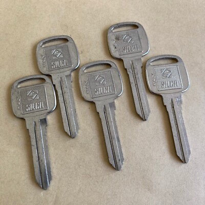 5x SILCA MAZ6R UNCUT BLANK AUTOMOTIVE MZ15R ILCO MZ13R CAR KEY NOS NEW OLD STOCK