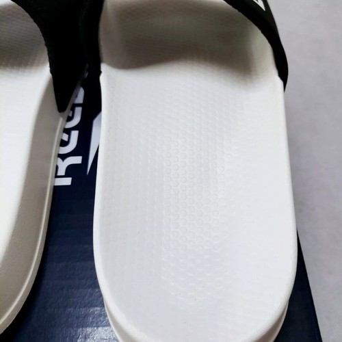 Sandali infradito estivi neri Reebok donna slide misura 6,5 piscina spiaggia scarpe - Foto 13 di 16
