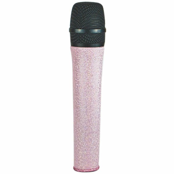 MicFX SF023 Wireless Microphone Glitter Effect Sleeve Pink Guilt for