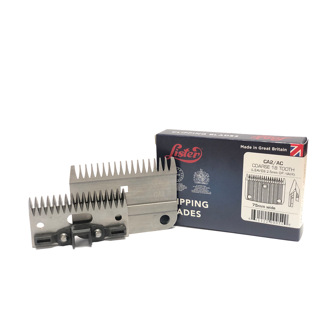 Lister Clipper Blades. Coarse, Medium, Fine, Covercote ** IN STOCK