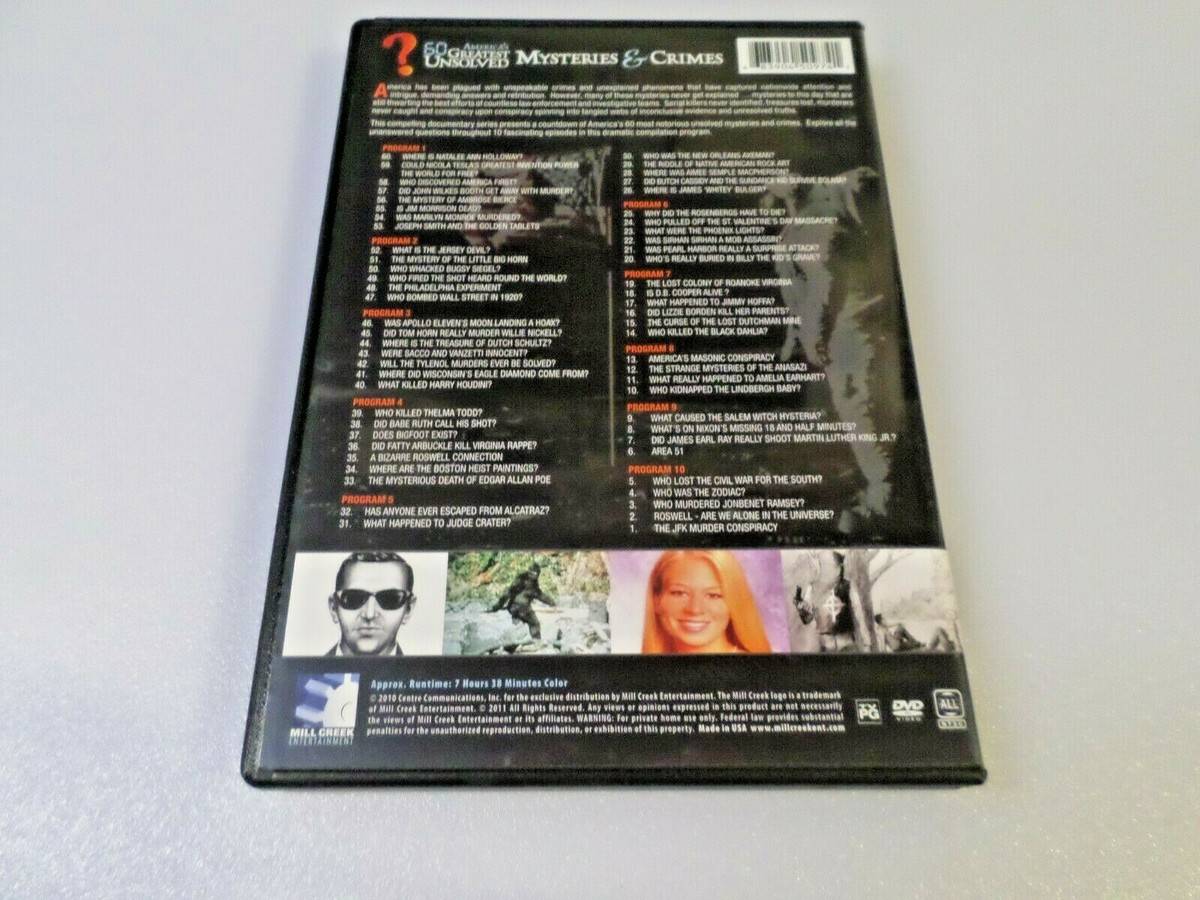その他 America&#39;s 60 Greatest Unsolved Mysteries &amp; Crimes [DVD] Amazon.com: America's 60 Greatest Unsolved Mysteries