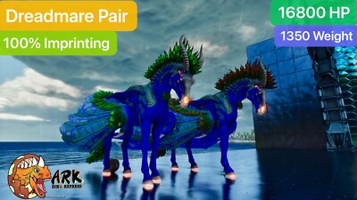 ark survival ascended pve Top Stats Dreadmare Pair, 100% Imprinting