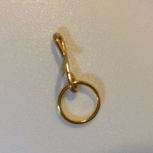 set of 19 3/8 tie back sew on rings for drapery crafts home decor improvement - Picture 1 of 9